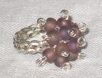 craftster Woven Silver Wire Ring